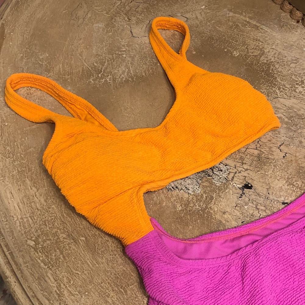 🩷🧡CUTOUT SWIMSUIT - Picture 5 of 6